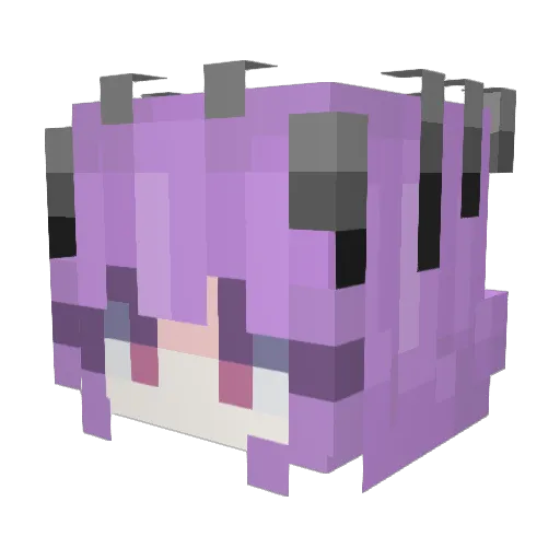 sondulate Minecraft avatar head, 3D render