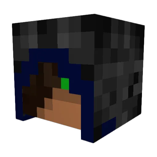 sonemir Minecraft avatar head, 3D render