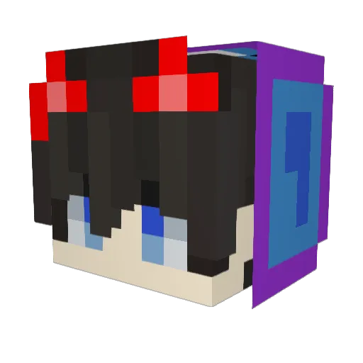 sonesty06 Minecraft avatar head, 3D render