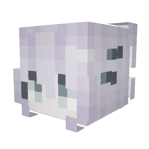 songmix Minecraft avatar head, 3D render