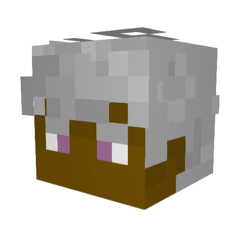 songsofsemii Minecraft avatar head, 3D render