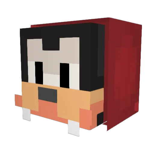songzion Minecraft avatar head, 3D render