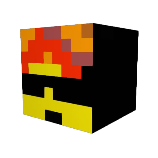 sonic_jesus Minecraft avatar head, 3D render