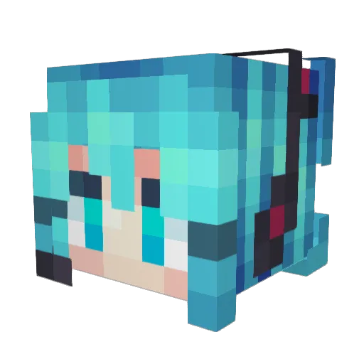 sonicaaran10 Minecraft avatar head, 3D render