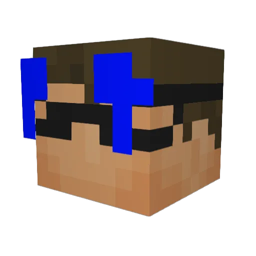 soniccraft16 Minecraft avatar head, 3D render