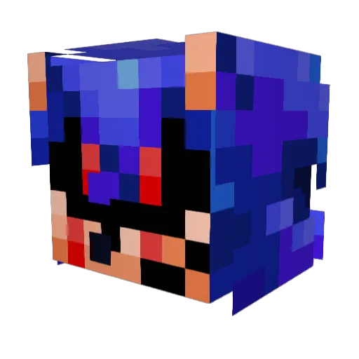 sonicfan9353 Minecraft avatar head, 3D render