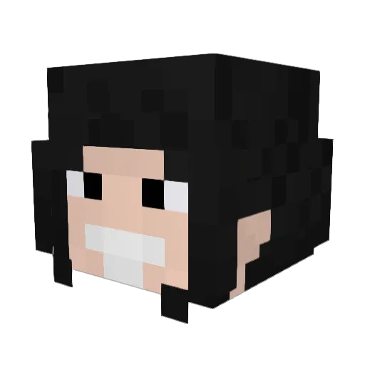 sonicpedro13 Minecraft avatar head, 3D render