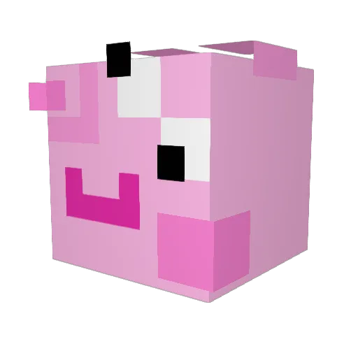 sonics_ex Minecraft avatar head, 3D render