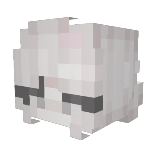 soniq_00 Minecraft avatar head, 3D render