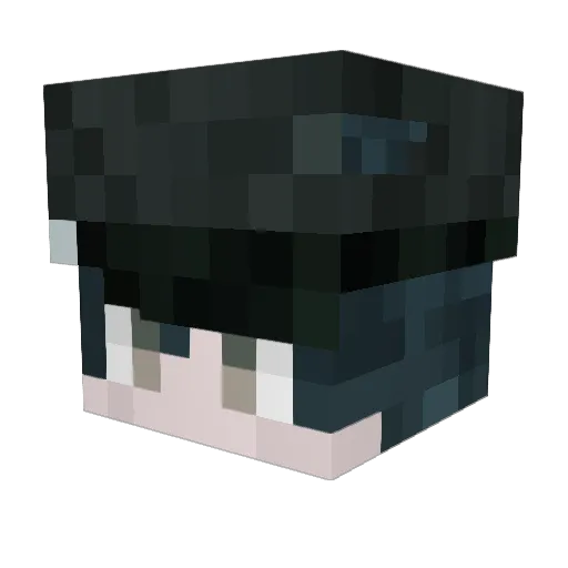 sonix767 Minecraft avatar head, 3D render