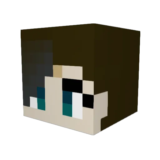 sonju_cat Minecraft avatar head, 3D render