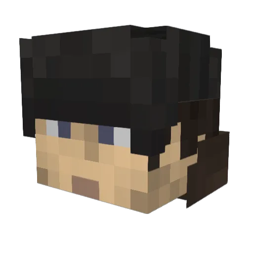 sonkillander Minecraft avatar head, 3D render