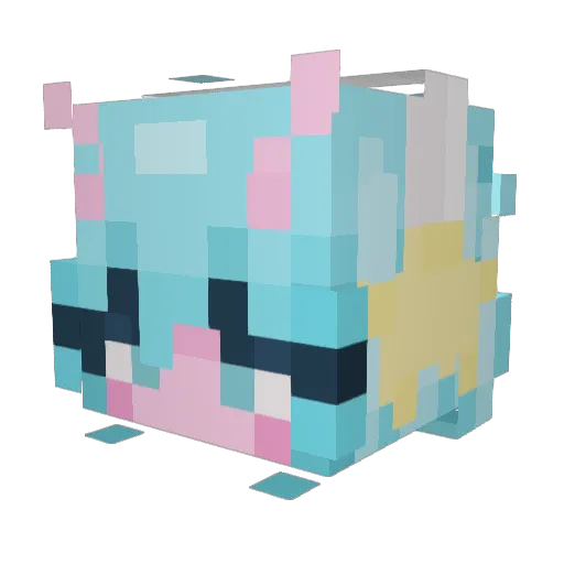 sonotmal Minecraft avatar head, 3D render