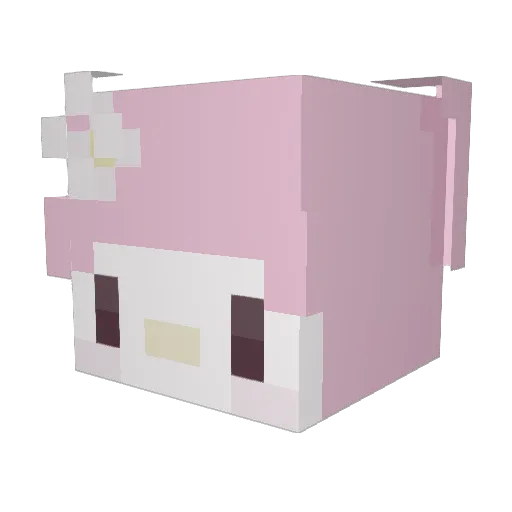 sonyabeans Minecraft avatar head, 3D render