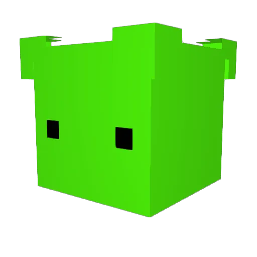 soohocho Minecraft avatar head, 3D render