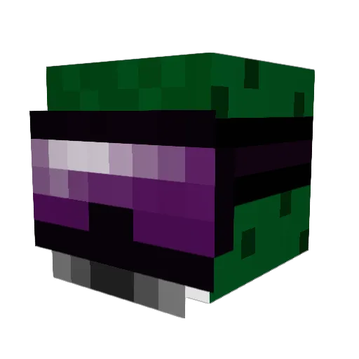 sookster Minecraft avatar head, 3D render