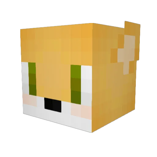 soondae09 Minecraft avatar head, 3D render