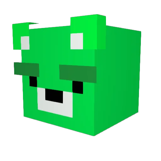 soonwook Minecraft avatar head, 3D render