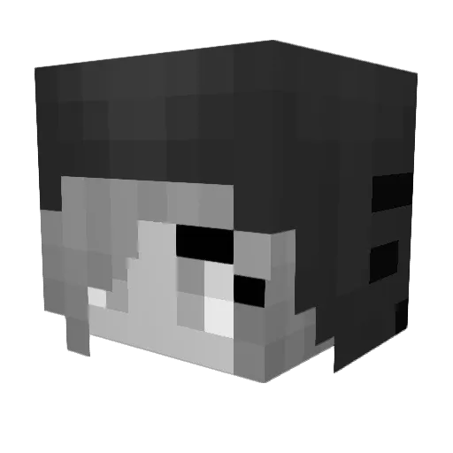 sooooo0111 Minecraft avatar head, 3D render