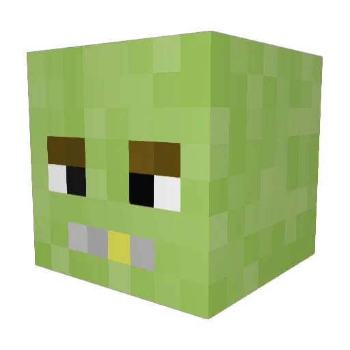 sooorlie Minecraft avatar head, 3D render