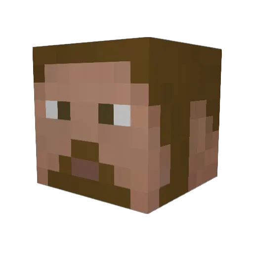 soopatroopa666 Minecraft avatar head, 3D render