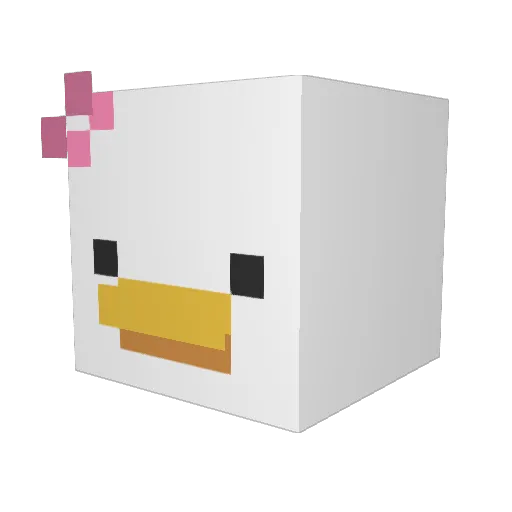 sootom_R Minecraft avatar head, 3D render