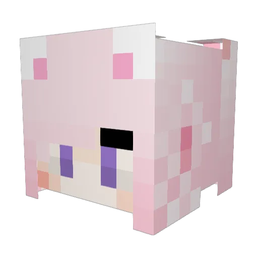 sootycutie Minecraft avatar head, 3D render