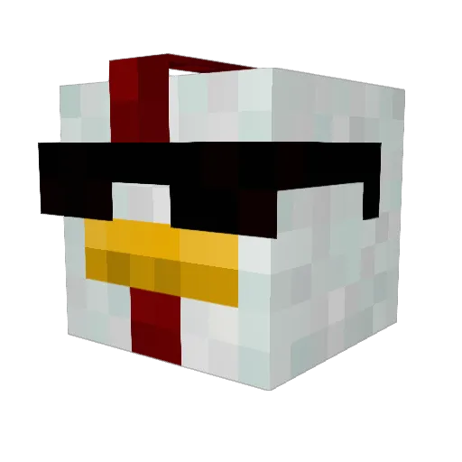sopa9 Minecraft avatar head, 3D render