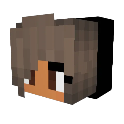soph1231 Minecraft avatar head, 3D render