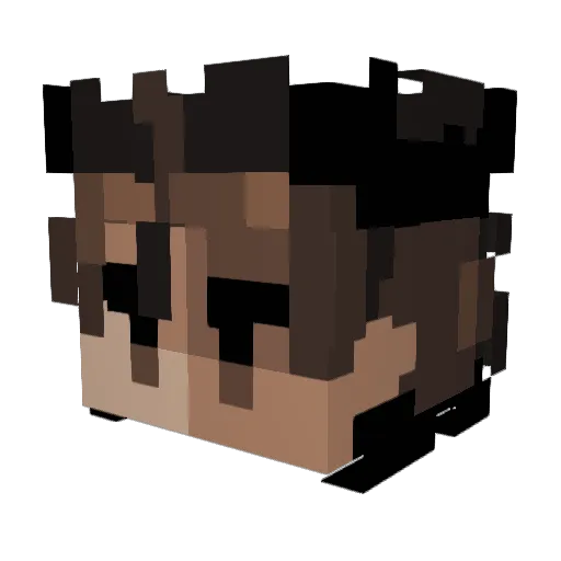 soph1392 Minecraft avatar head, 3D render