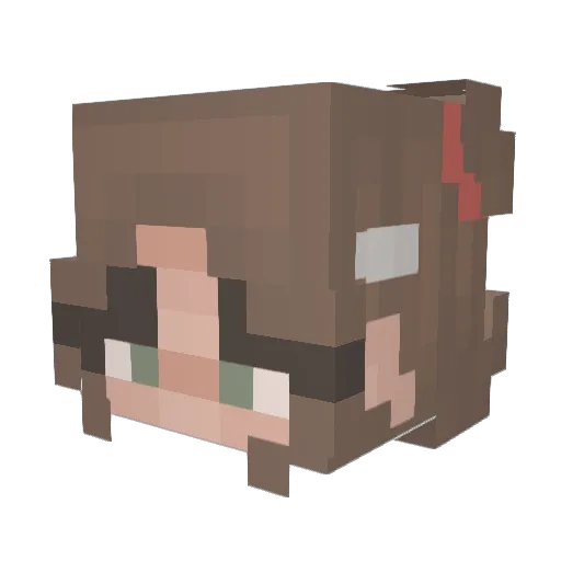 soph_exe Minecraft avatar head, 3D render