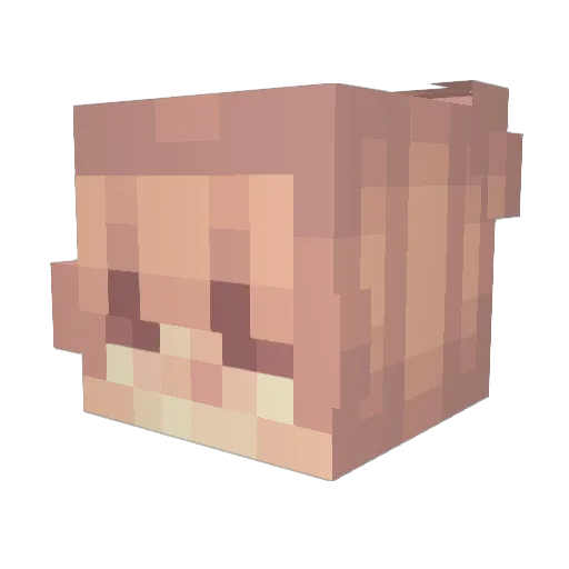 sophea_ Minecraft avatar head, 3D render