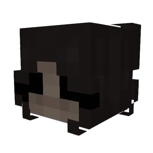 sophhiaskitten Minecraft avatar head, 3D render