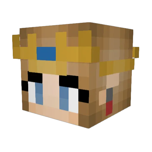 sophia0512 Minecraft avatar head, 3D render