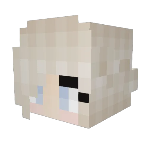 sophiakitten305 Minecraft avatar head, 3D render