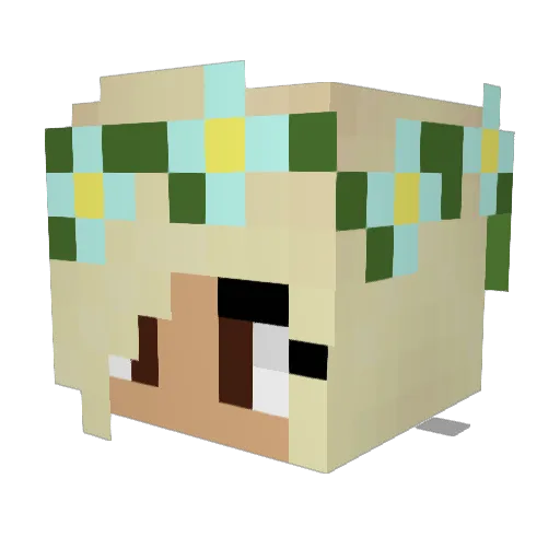 sophie1245 Minecraft avatar head, 3D render