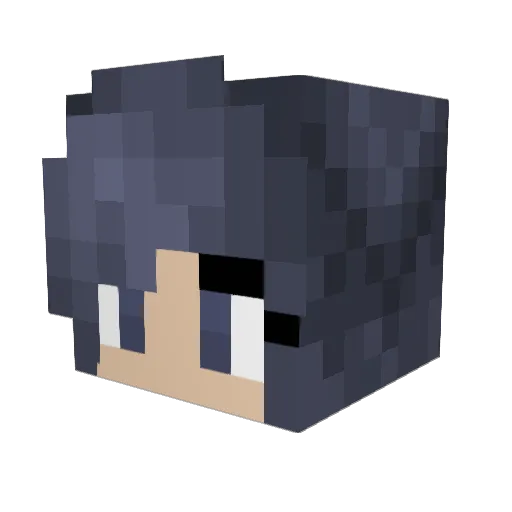 sophie3e Minecraft avatar head, 3D render