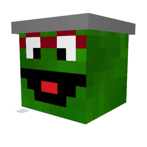 sophiek Minecraft avatar head, 3D render