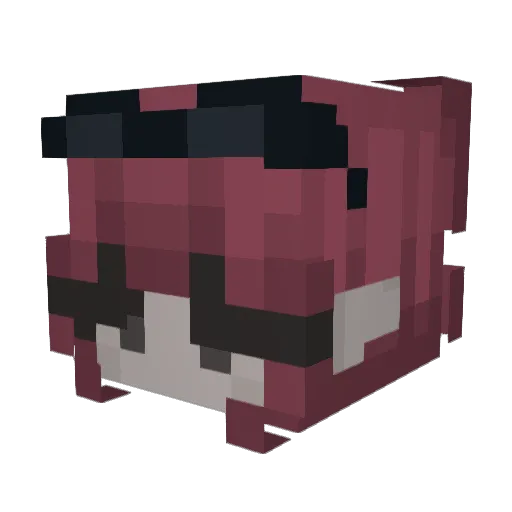 sophiesemi Minecraft avatar head, 3D render