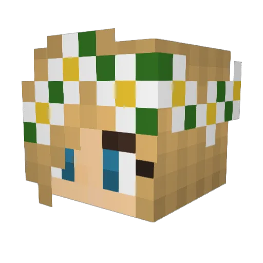 sophiethemac Minecraft avatar head, 3D render