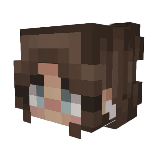 sophiiaa420 Minecraft avatar head, 3D render