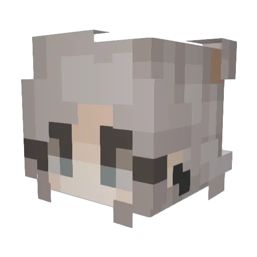 sophiys Minecraft avatar head, 3D render