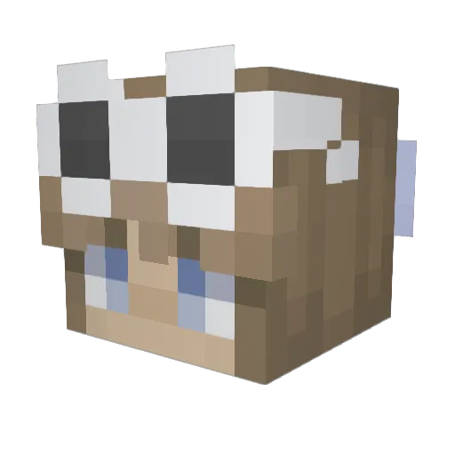 sophlcroy Minecraft avatar head, 3D render