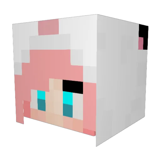 sophriver Minecraft avatar head, 3D render