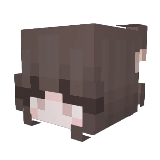 sophthebean Minecraft avatar head, 3D render