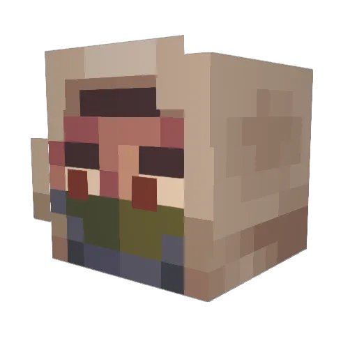 sopi6353 Minecraft avatar head, 3D render