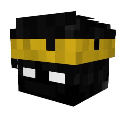 sopis Minecraft avatar head, 3D render