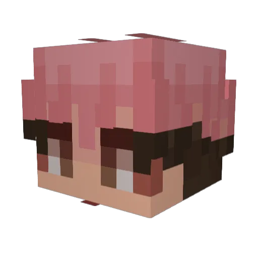 sopvhl Minecraft avatar head, 3D render