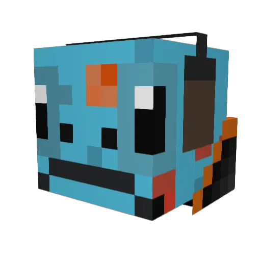 sopwithcamel03 Minecraft avatar head, 3D render