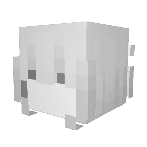soradeska Minecraft avatar head, 3D render